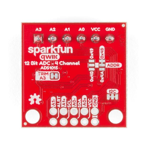 SparkFun Qwiic 12 Bit ADC - 4 Channel (ADS1015) by Sparkfun - The Pi Hut