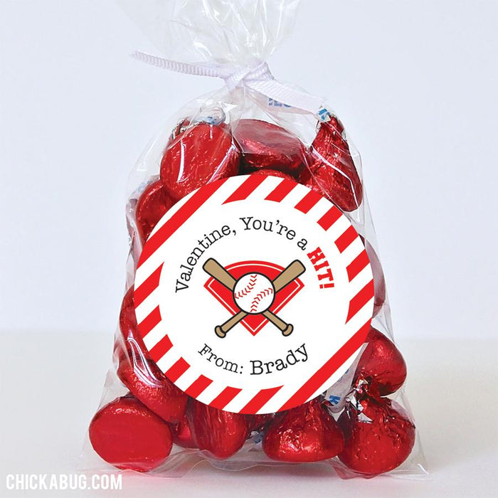 Sports Valentine's Day Stickers