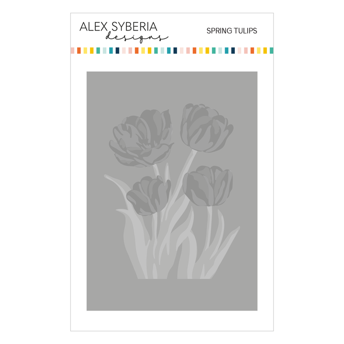 Spring Tulips Stencil Set