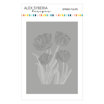 Spring Tulips Stencil Set
