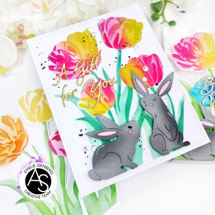 Spring Tulips Stencil Set