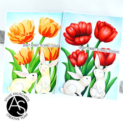 Spring Tulips Stencil Set