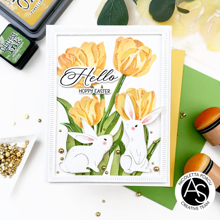 Spring Tulips Stencil Set