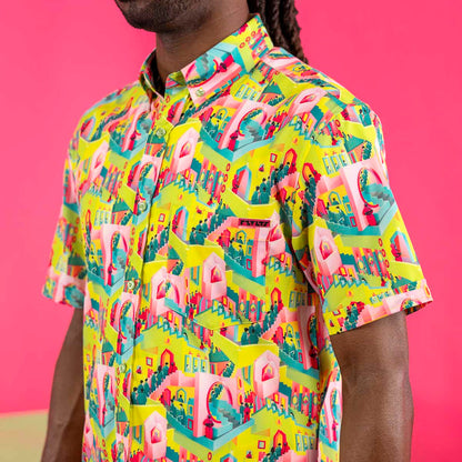 RSVLTS Squid Game Short Sleeve Shirt Squid Game "Fatal Steps" – KUNUFLEX Short Sleeve Shirt Squid Game "Fatal Steps" – KUNUFLEX Short Sleeve Shirt