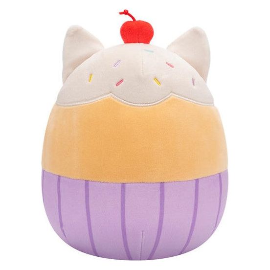 Squishmallow 12 Inch Miriam the Vanilla Cupcake Cat Plush Toy - Owl & Goose Gifts