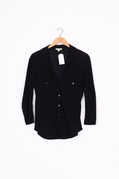 Standard James Perse Womens Black Top Size 2