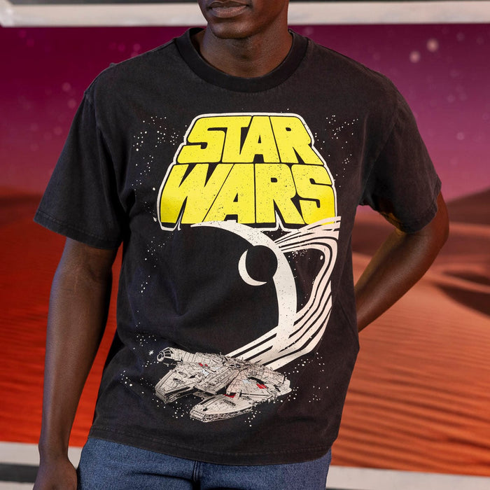 RSVLTS Star Wars Crewneck T-shirt Star Wars™ "Punch It" – Vintage Crewneck Tee Star Wars™ "Punch It" – Vintage Crewneck Tee