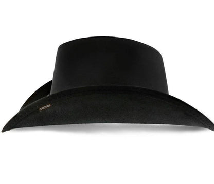 Stetson Roxbury Black Leather Hat Shapeable!