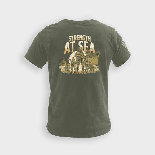 Strength At Sea - Tee (Navy)