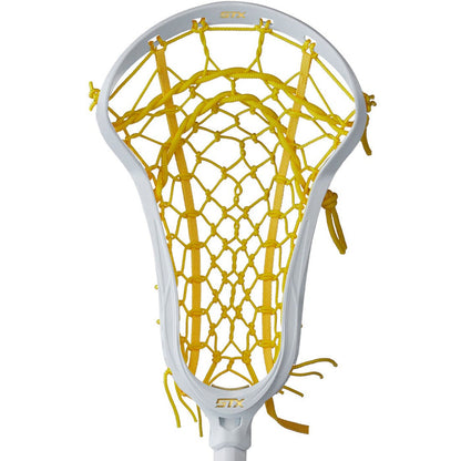 STX Aria Pro LockPocket Women's Strung Lacrosse Head - White/Yellow