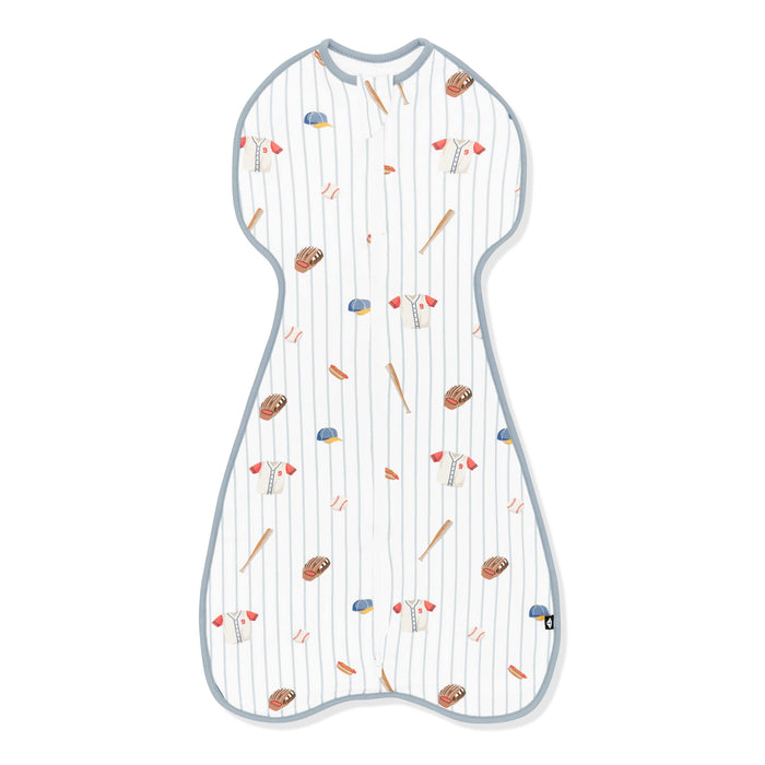 Swaddle Bag in Home Run 0.5 shown on a white surface