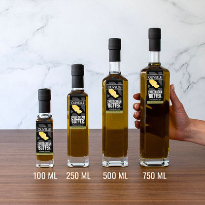 Sweet Cream Butter Infused Olive Oil Bottle Size