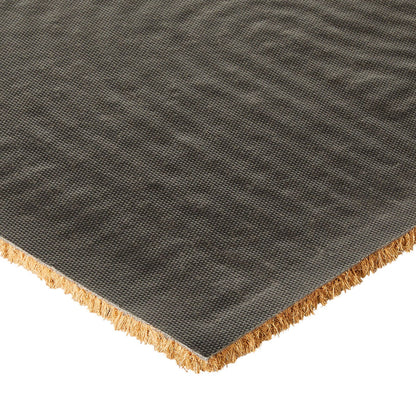 Swirl Vinyl Back Coir Doormat 75x45cm