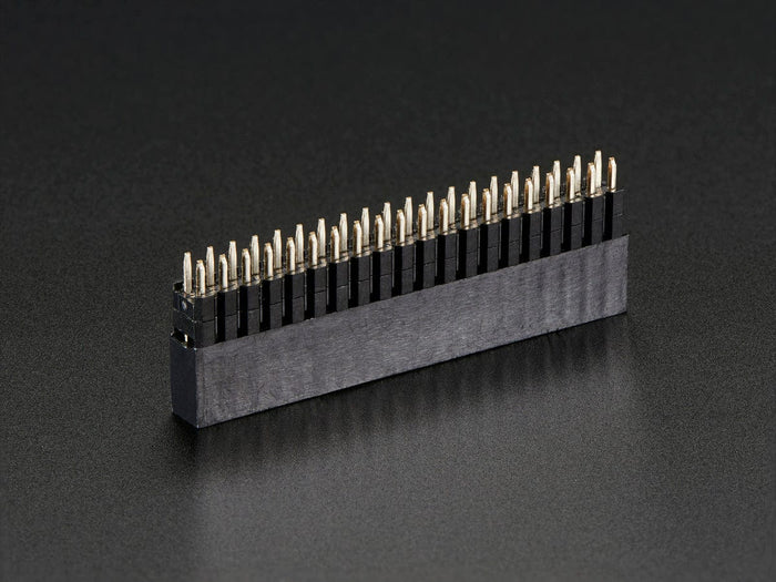 GPIO Header for RaspberryPi A+/B+/Pi 2/Pi 3 (Tall 2x20 Female Header) by The Pi Hut - The Pi Hut