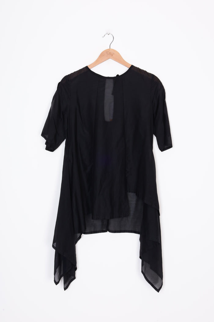 Taylor Womens Black Top Size S