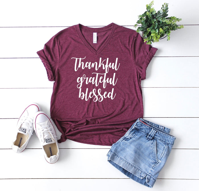 Thankful Grateful Blessed T-Shirt