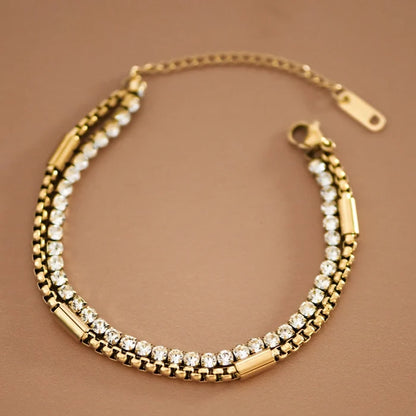 The Bella Steel Chain Bracelet