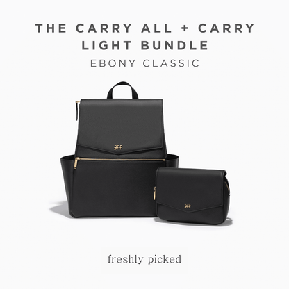 The Carry All + Carry Light Bundle Bundles of Joy Bundles of Joy Ebony
