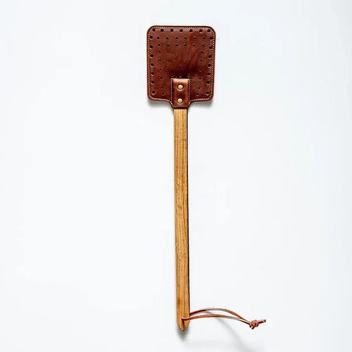 The Front Porch Tennessee Whiskey Barrel Handle & Leather Flyswatter | Holtz Leather Co.