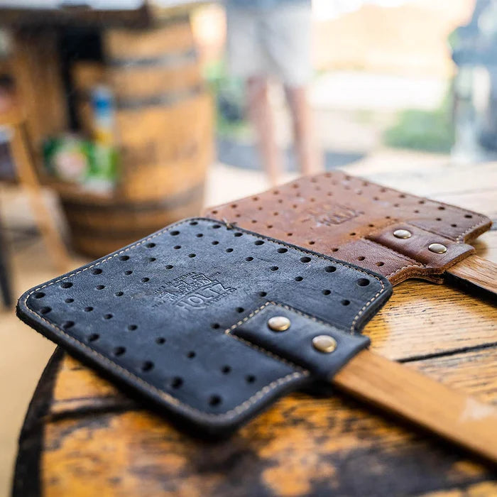The Front Porch Tennessee Whiskey Barrel Handle & Leather Flyswatter | Holtz Leather Co.