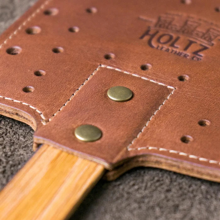 The Front Porch Tennessee Whiskey Barrel Handle & Leather Flyswatter | Holtz Leather Co.