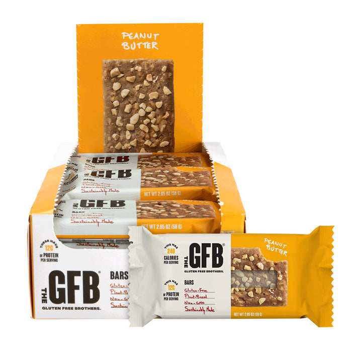 The Gluten Free Bar Peanut Butter Protein Bars - 12 Count