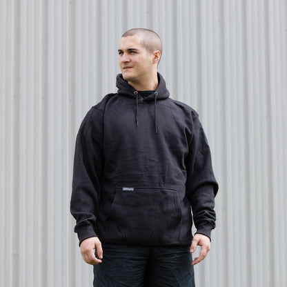 Hoodie front view #black_