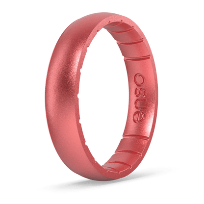 Elements Classic Thin Silicone Ring - Pink Diamond