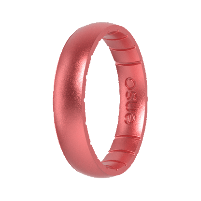 Elements Classic Thin Silicone Ring - Pink Diamond