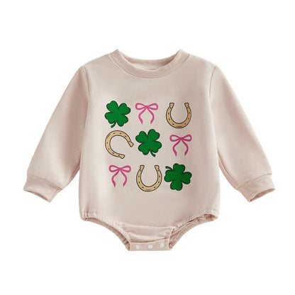 TIC TAC CLOVER Long-Sleeve Romper