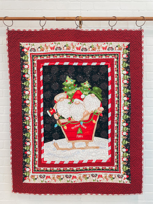 Timber Gnomies Panel Quilt (Downloadable Sewing Pattern)