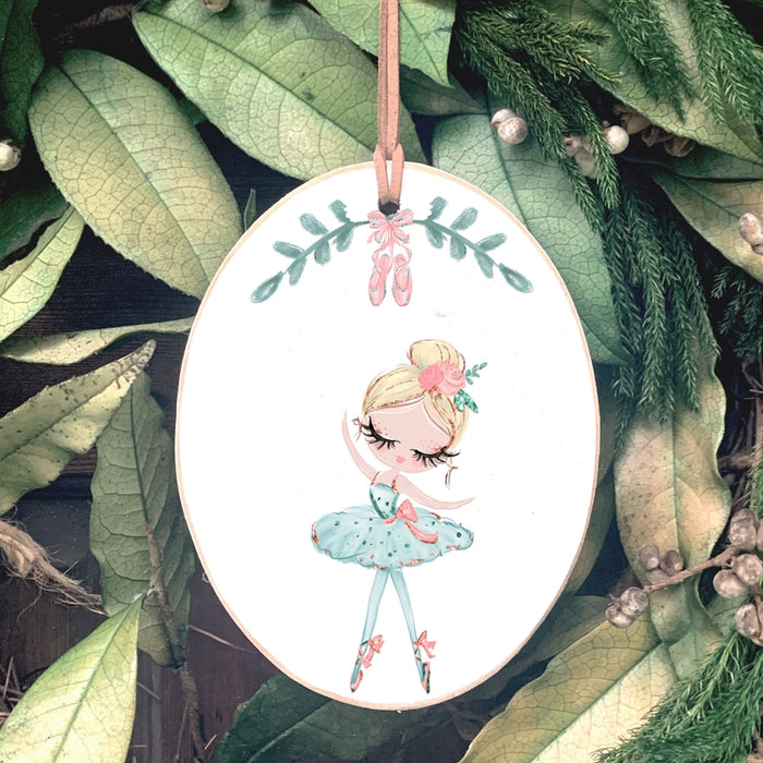 Tiny Dancer - Oval Ornament (FINAL SALE)