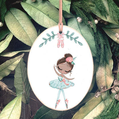 Tiny Dancer - Oval Ornament (FINAL SALE)