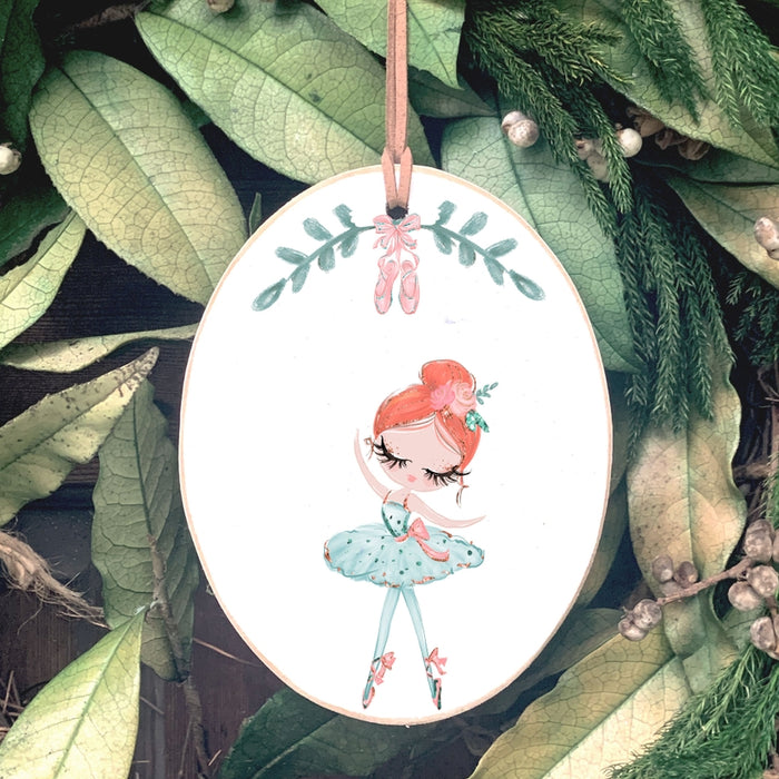 Tiny Dancer - Oval Ornament (FINAL SALE)