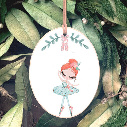 Tiny Dancer - Oval Ornament (FINAL SALE)
