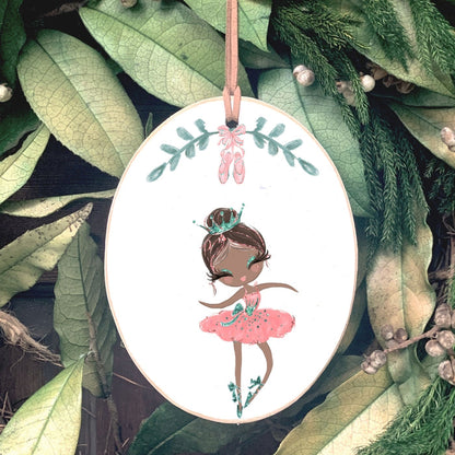 Tiny Dancer - Oval Ornament (FINAL SALE)