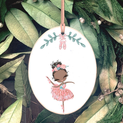 Tiny Dancer - Oval Ornament (FINAL SALE)