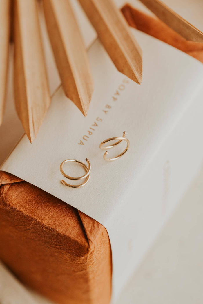 Tiny Twist Twisted Earrings | Sterling Silver