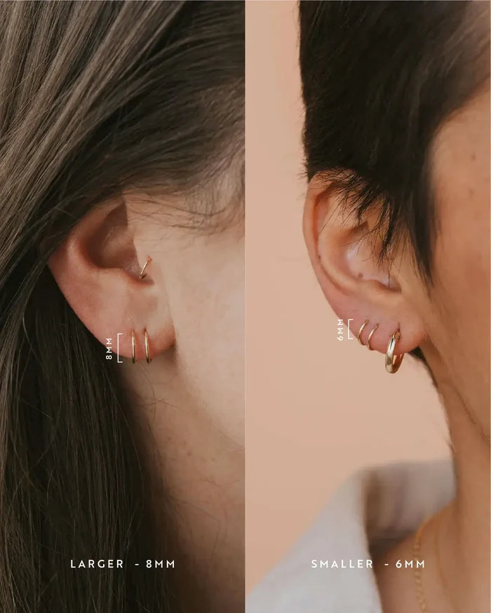 Tiny Twist Twisted Earrings | Sterling Silver