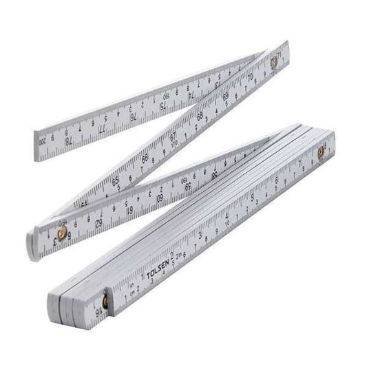 Tolsen Ruler Folding Straight ABS Body Spring 2m