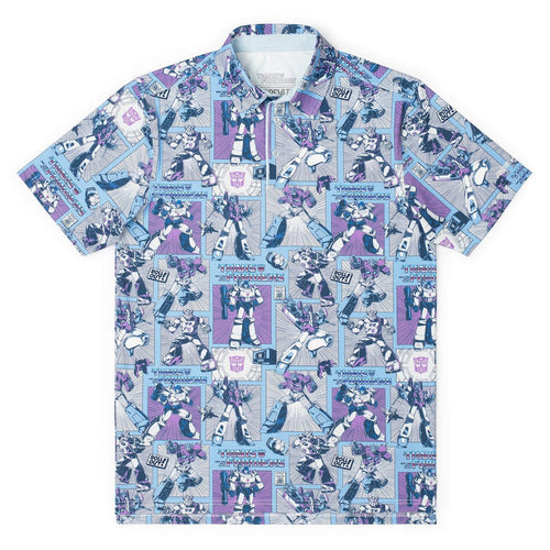 RSVLTS XS Transformers Short Sleeve Shirt Transformers "Cybercomics" – All-Day Polo Transformers "Cybercomics" – All-Day Polo