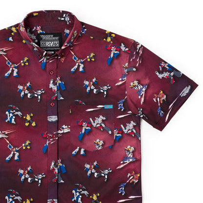 RSVLTS RSVLTS Transformers "Fire in the Sky"_ KUNUFLEX Short Sleeve Shirt