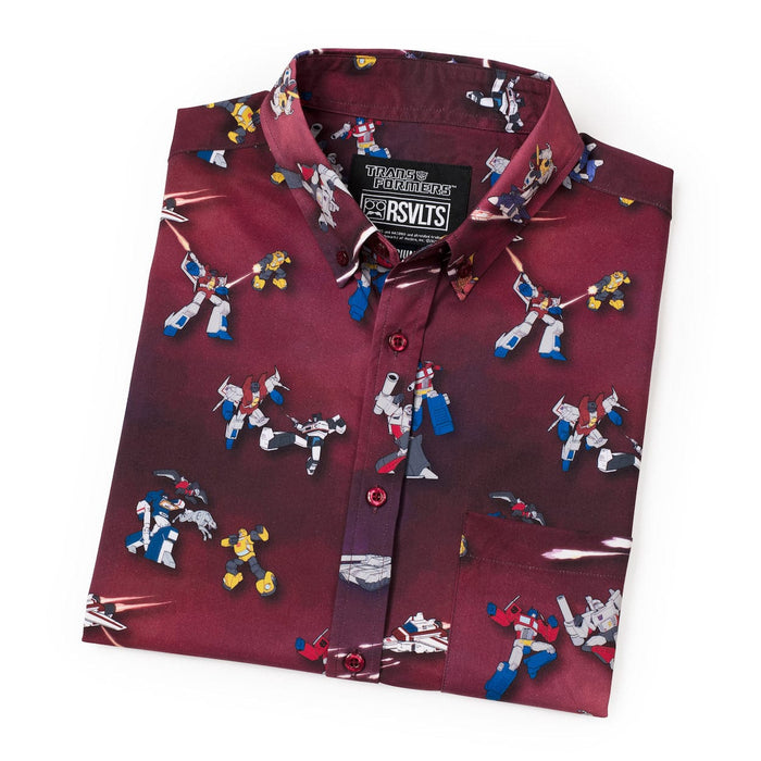 RSVLTS RSVLTS Transformers "Fire in the Sky"_ KUNUFLEX Short Sleeve Shirt