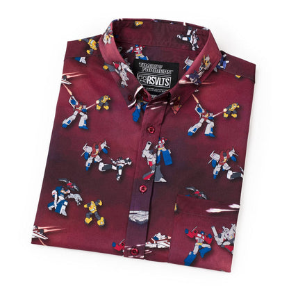 RSVLTS RSVLTS Transformers "Fire in the Sky"_ KUNUFLEX Short Sleeve Shirt