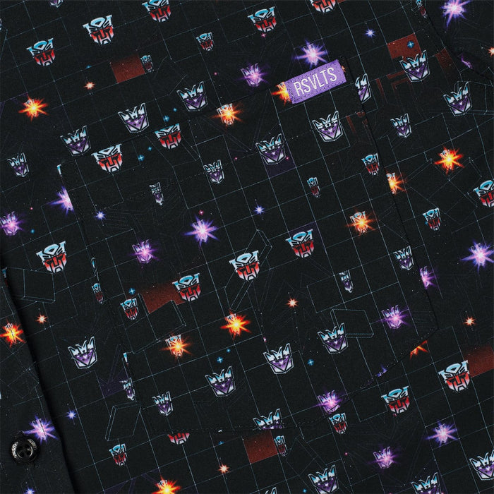 RSVLTS RSVLTS® Transformers "(logo)" _ KUNUFLEX Short Sleeve Shirt Transformers "(logo)" _ KUNUFLEX Short Sleeve Shirt