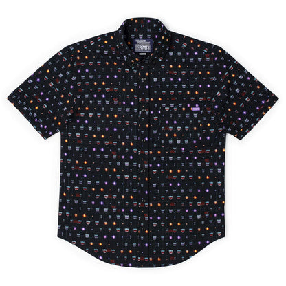 RSVLTS RSVLTS® Transformers "(logo)" _ KUNUFLEX Short Sleeve Shirt Transformers "(logo)" _ KUNUFLEX Short Sleeve Shirt