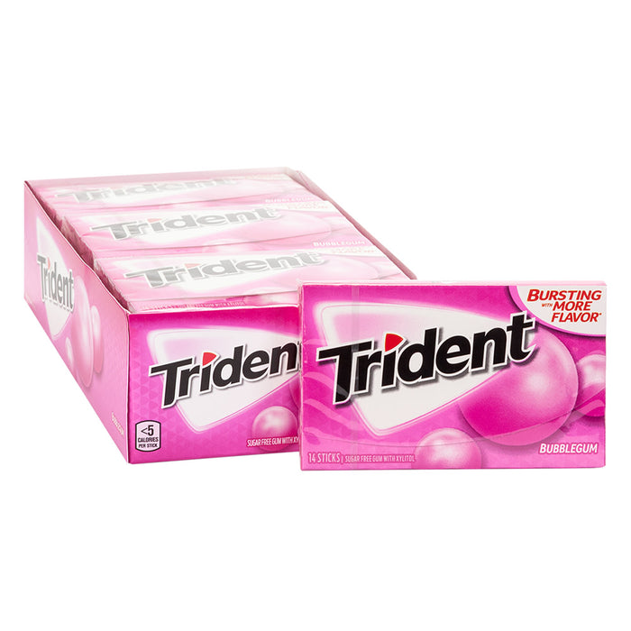 Trident Val-U-Pak - Bubble Gum 12ct