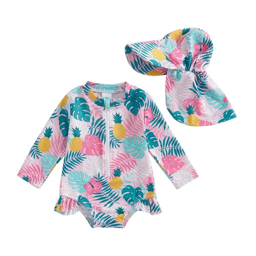 TROPICANA Swimsuit with Sun Hat