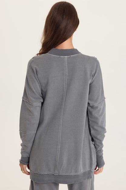 Wearables Trude Fleece Button-Up Cardigan