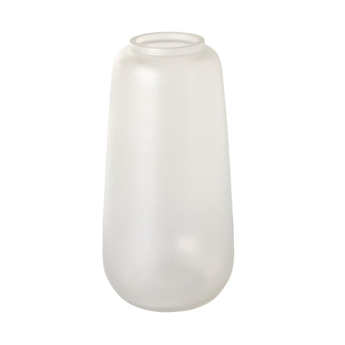 Tundra Frosted Vase 12x12x25cm